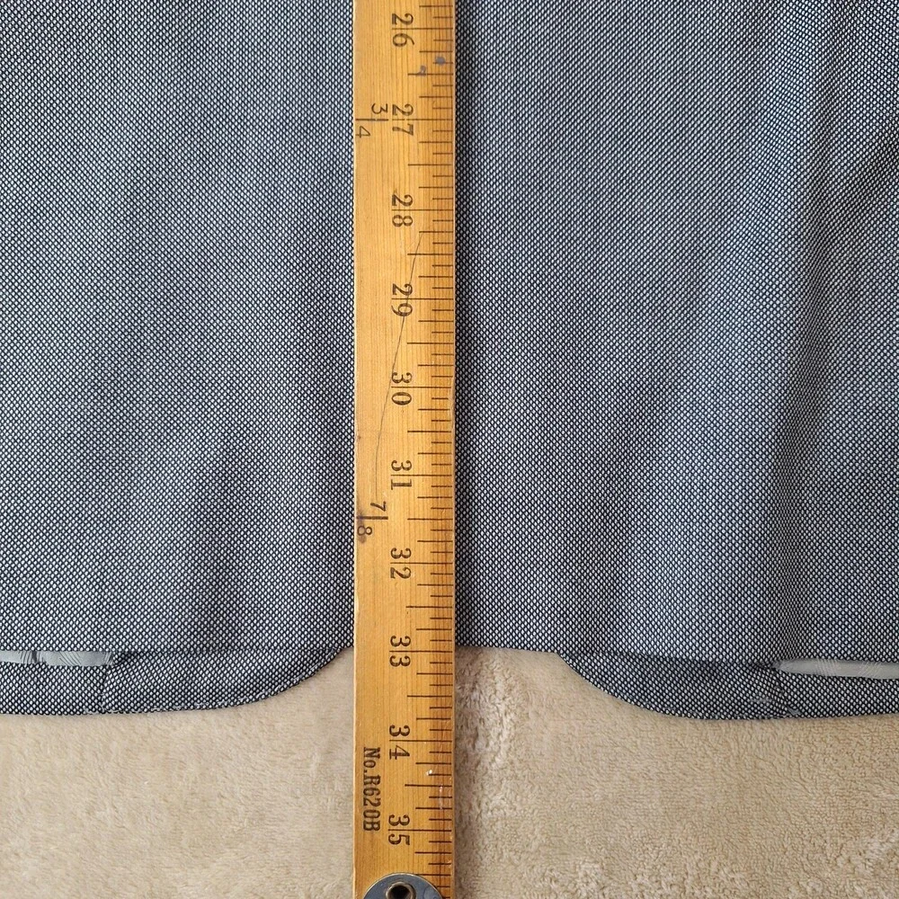 Baroni Suit Mens 48 42x27 Gray Wool Super 150s Double Vent 2 Btn 2 Piece Formal